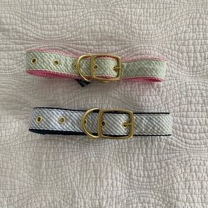 Preppy Lauren James Seersucker 26" Dog Collar LG